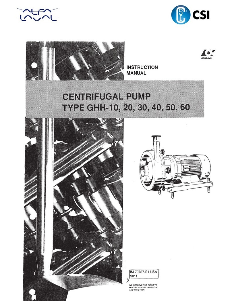CSI ALFA LAVAL GHH-10 User manual