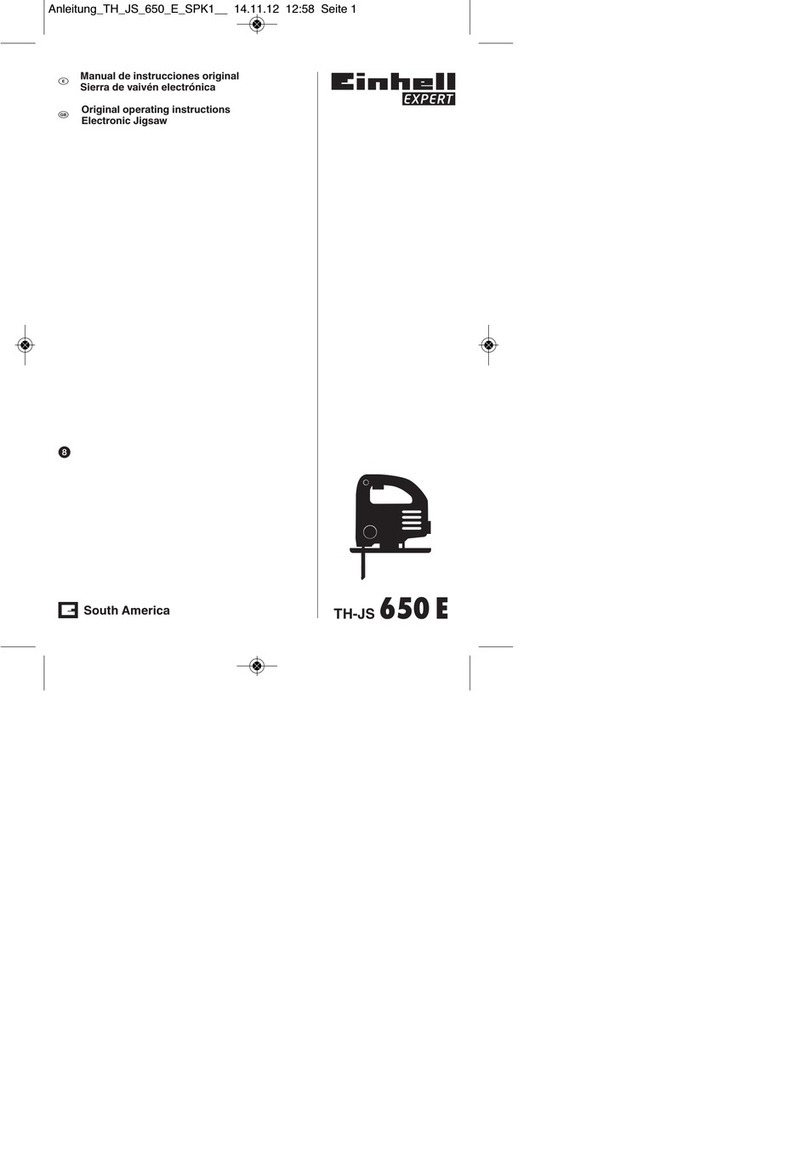 EINHELL Expert TH-JS 650 E User manual