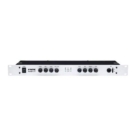 FAME RX 802 mkII user manual