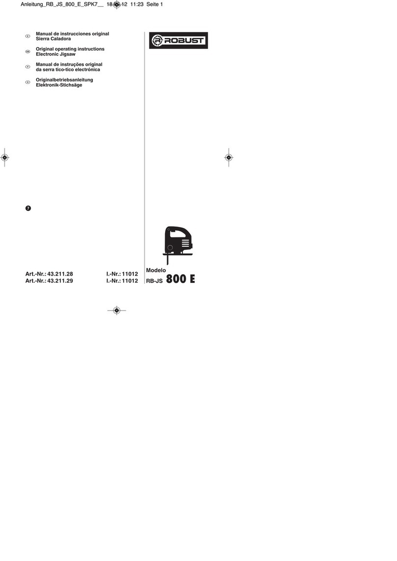 Robust RB-JS 800 E User manual