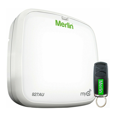 Merlin myQ 827AU quick start guide