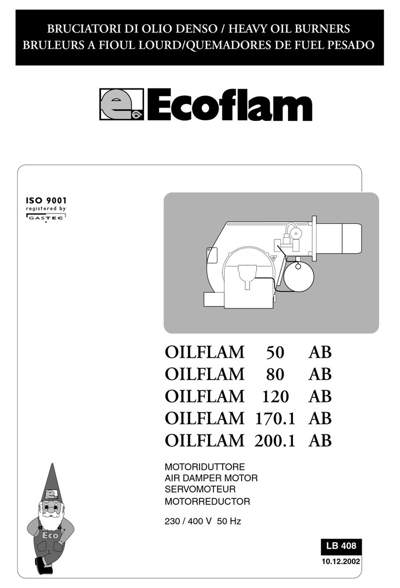 Ecoflam OILFLAM 50 AB User manual Ecoflam OILFLAM 50 AB User manual