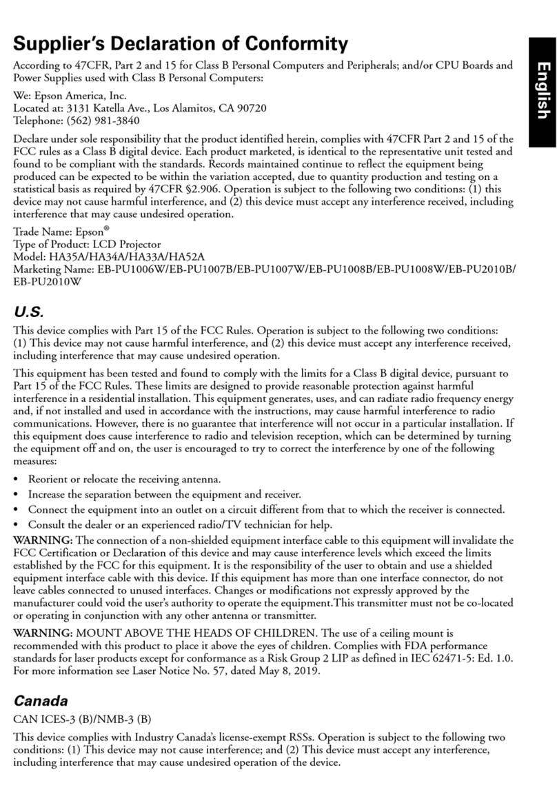 Epson HA35A manual