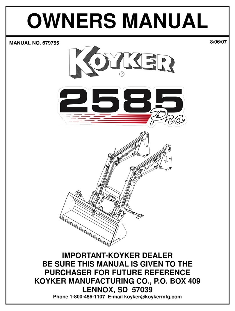 Koyker Pro 2585 User manual