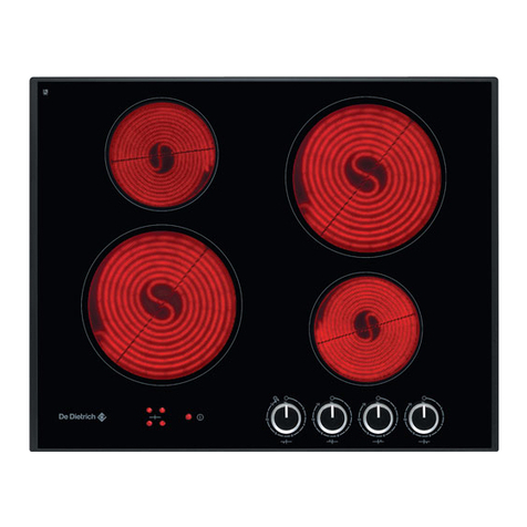 DeDietrich DTV701 Quick start guide