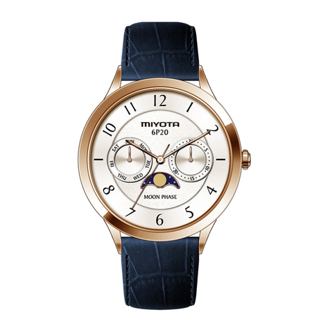 Citizen 6P00 User manual
