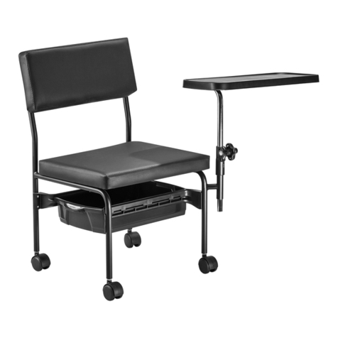 DOMPEL PARIS MANICURE STOOL instruction manual