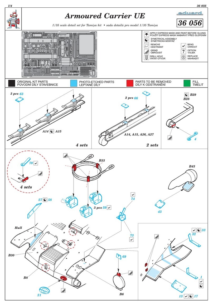 Eduard Armoured Carrier UE User manual Eduard Armoured Carrier UE User manual