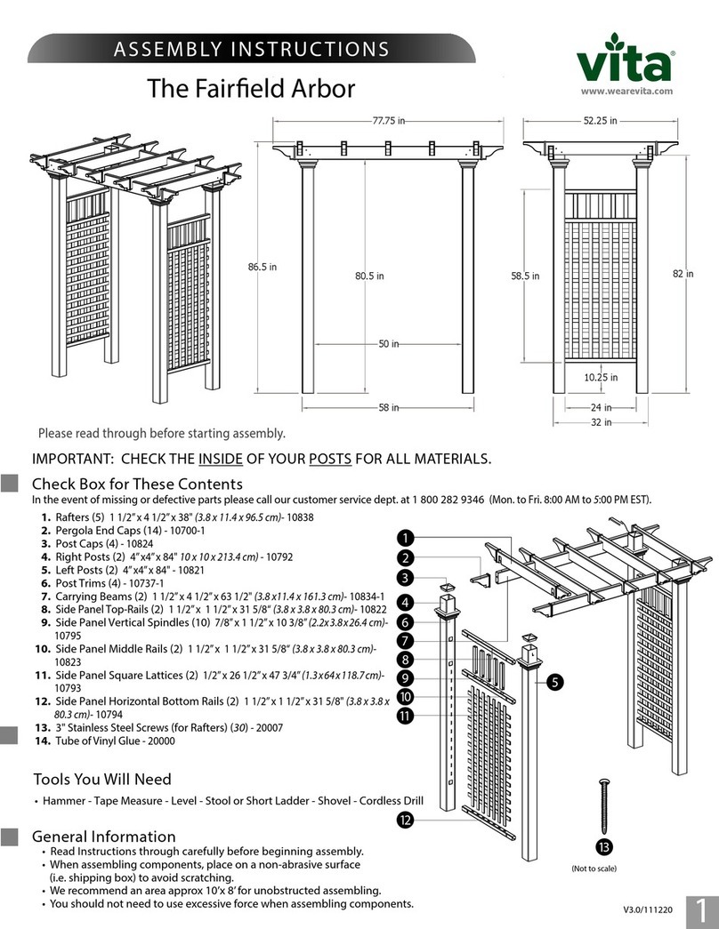 vita The Fairfield Assembly instructions