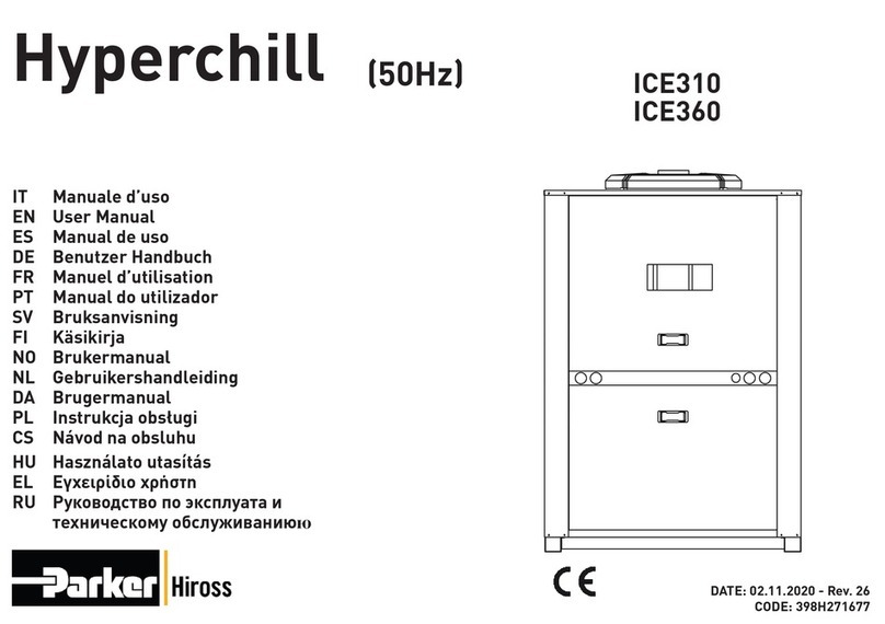 Parker Hiross Hyperchill ICE310 user manual Parker Hiross Hyperchill ICE310 user manual