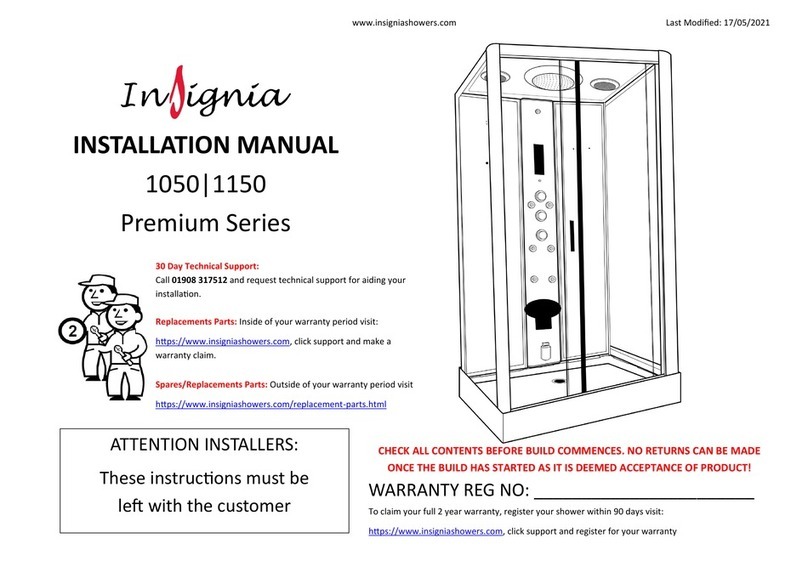 Insignia Premium Series installation manual