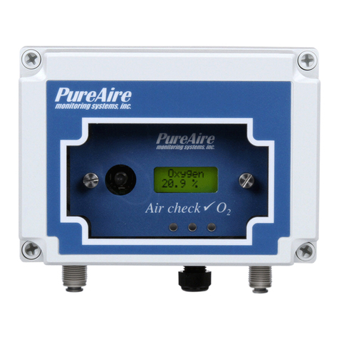 PureAire Air Check O2 User manual