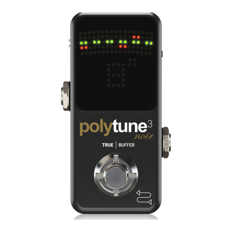 TC Electronic POLYTUNE 3 NOIR User manual
