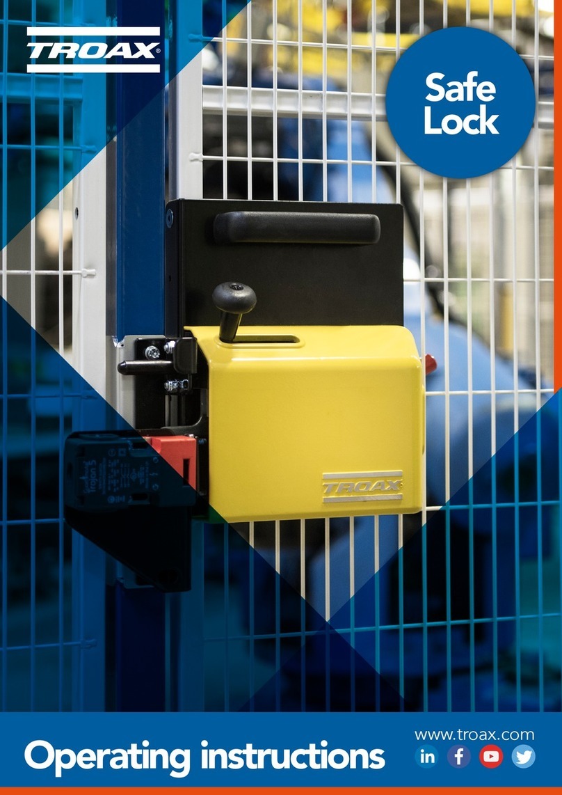 Troax Safe Lock operating instructions