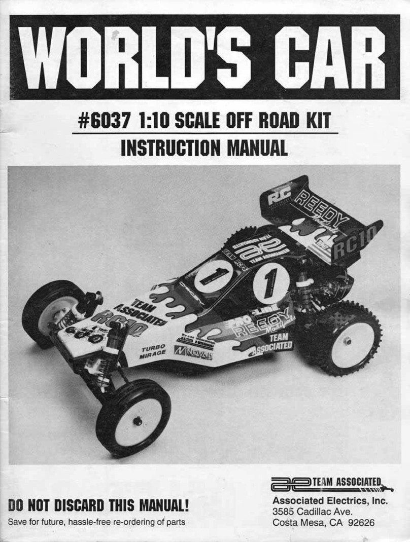 Associated Electrics WORLD'S CAR 6037 User manual