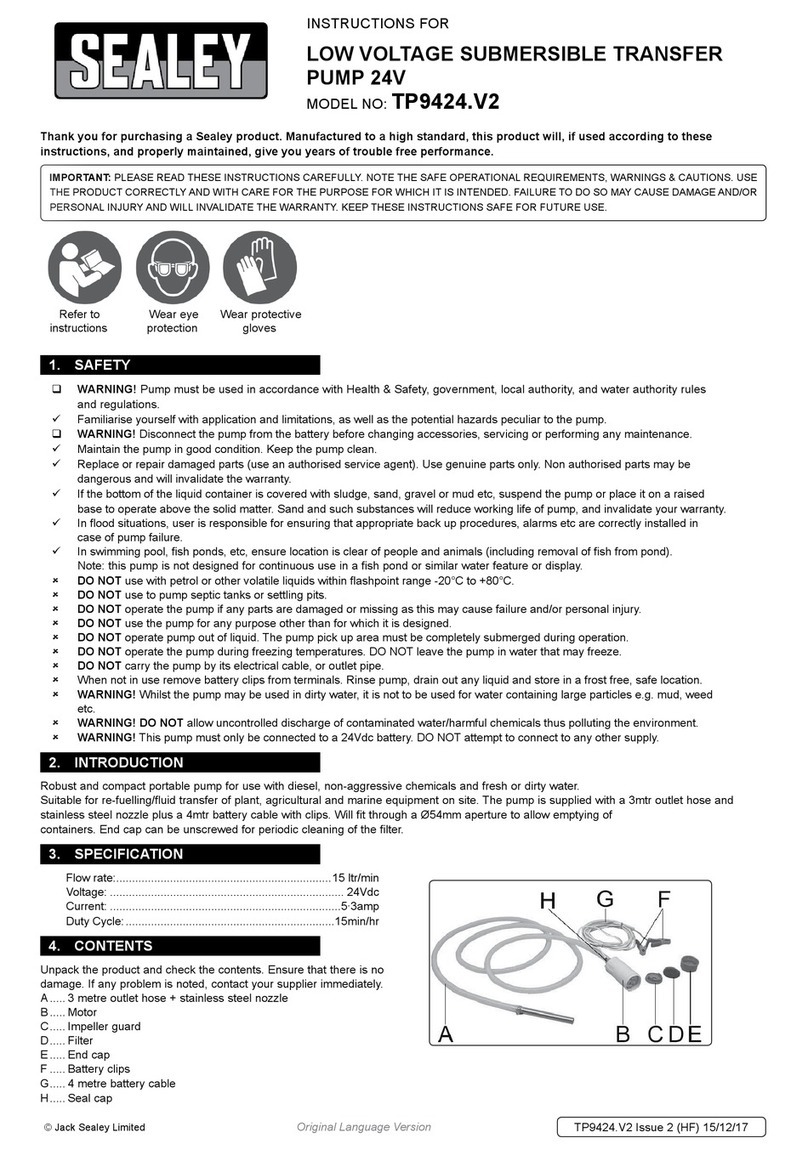 Sealey TP9424.V2 instructions