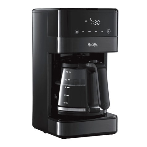 Mr. Coffee TOUCH DISPLAY Series user manual Mr. Coffee TOUCH DISPLAY Series user manual