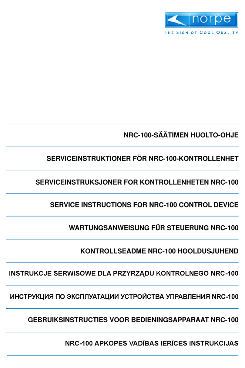 Norpe NRC-100 Service instructions