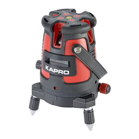 Kapro PROLASER LAYOUT SET User manual Kapro PROLASER LAYOUT SET User manual