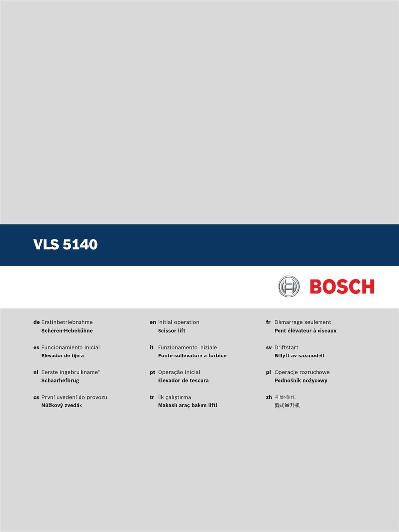 Bosch VLS 5140 Initial Operation Instruction