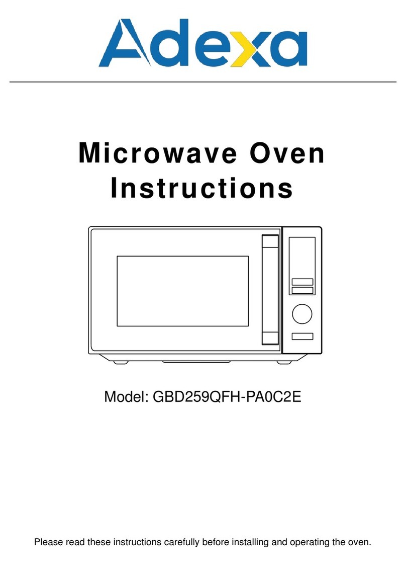 Adexa GBD259QFH-PA0C2E instructions