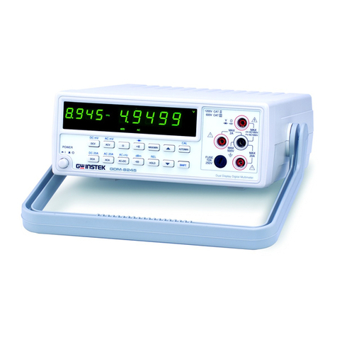 GW Instek GDM-8245 user manual