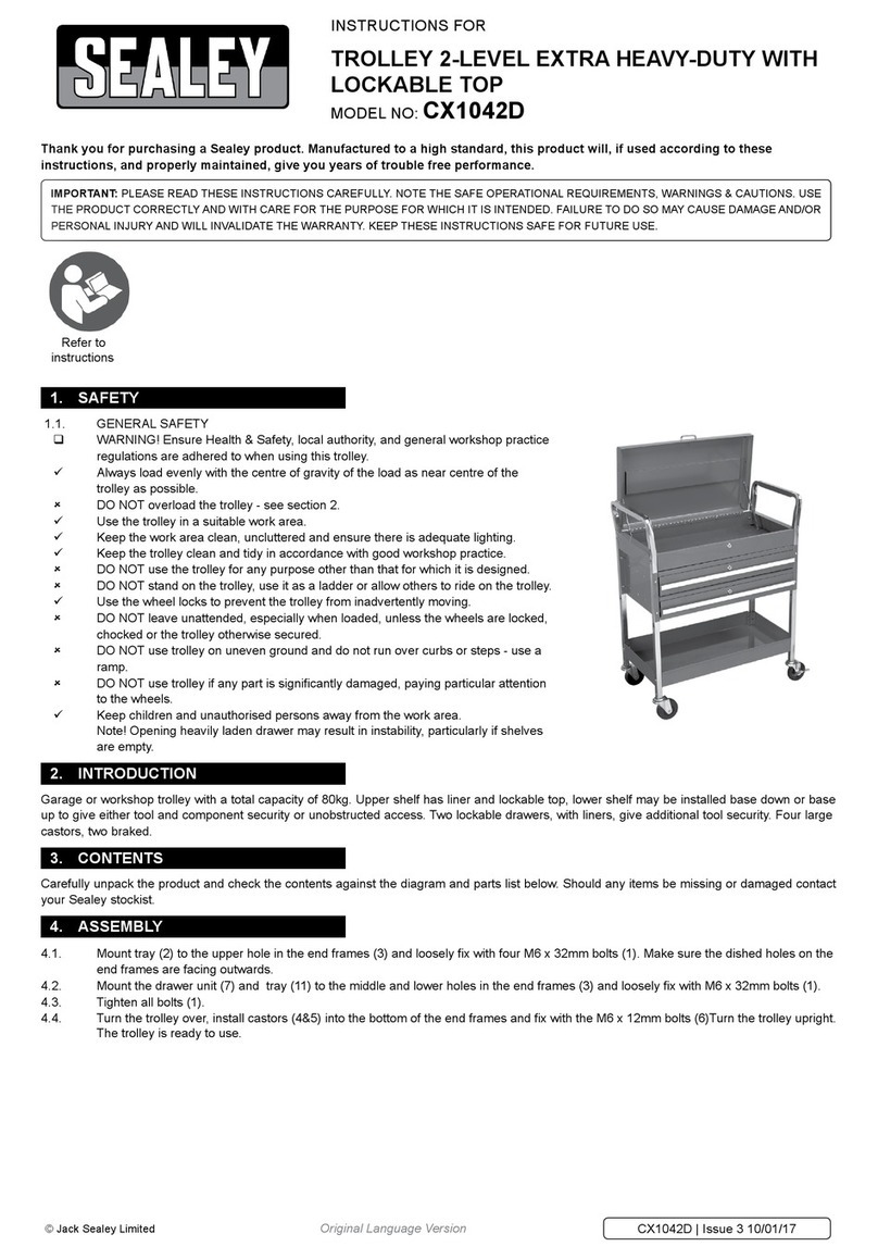 Sealey CX1042D User manual