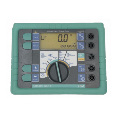 LEM SATURN GEO X User manual
