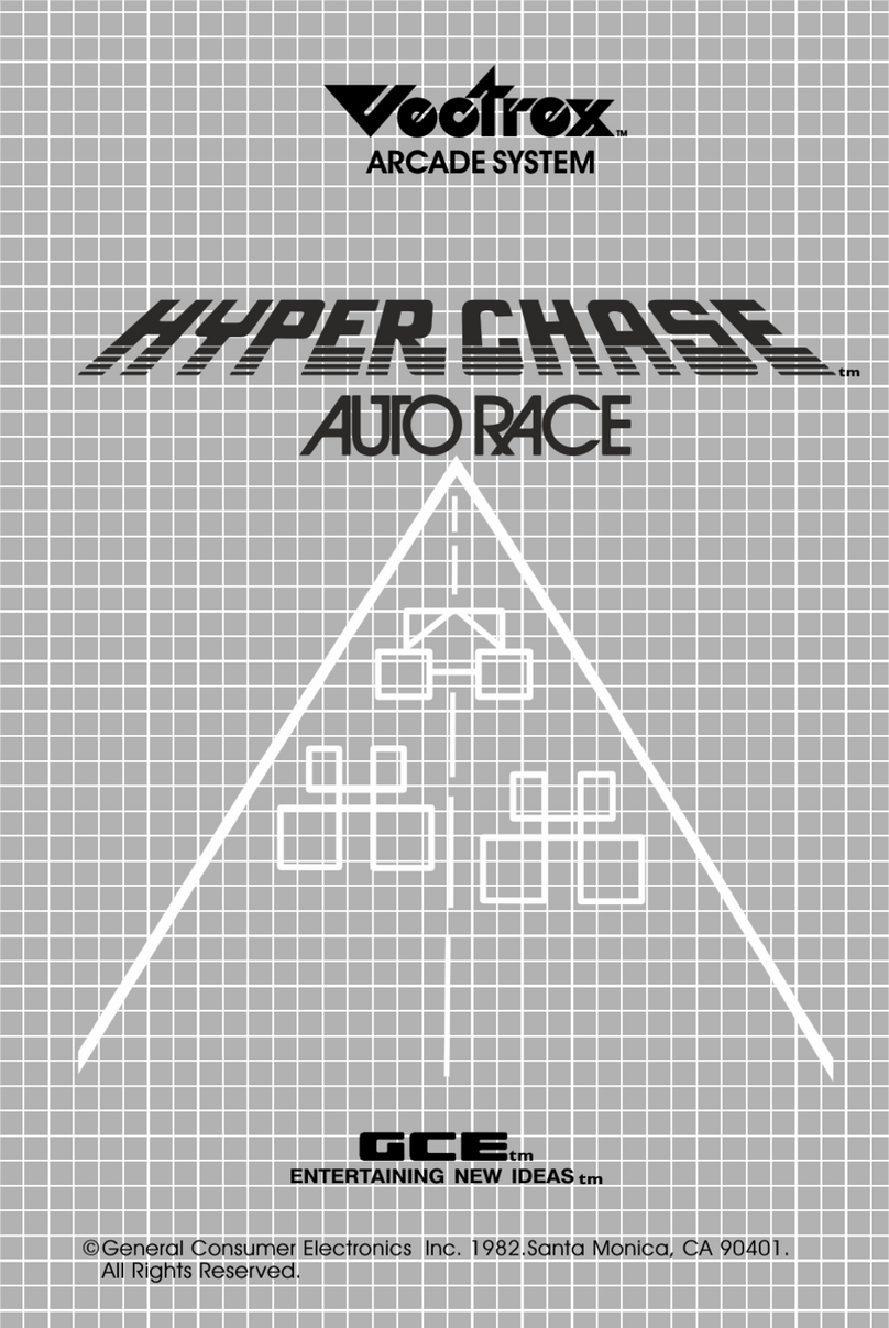 GCE Vectrex Hyper Chase manual