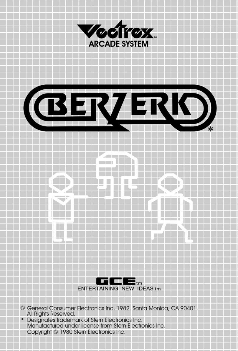 GCE Vectrex Berzerk User manual GCE Vectrex Berzerk User manual