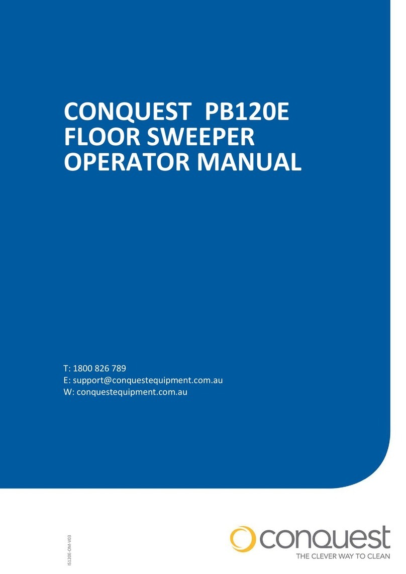 CONQUEST PB120E Operator's manual