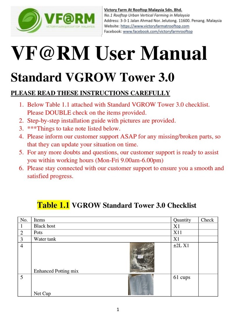 VFARM VGROW Tower 3.0 user manual