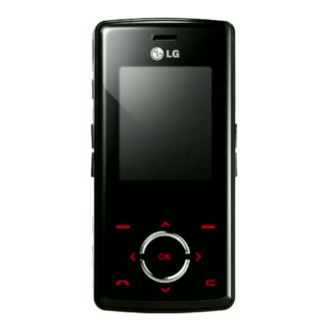 LG KG280 QUICK REFERNCE GUIDE