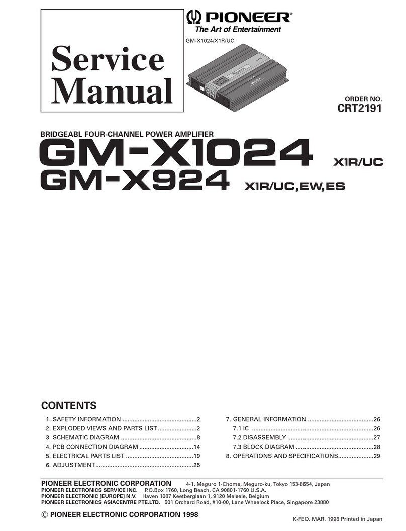 Pioneer GM-X1024/X1R/UC Service manual