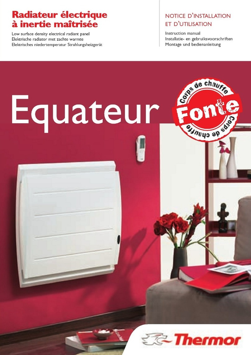 Thermor Equateur instruction manual