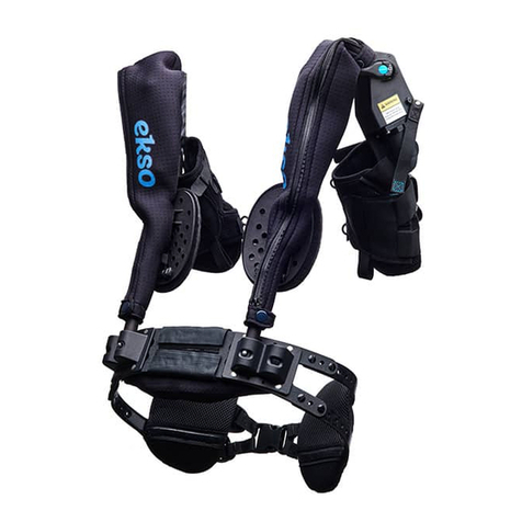 Ekso Bionics EVO Exoskeleton operating manual Ekso Bionics EVO Exoskeleton operating manual