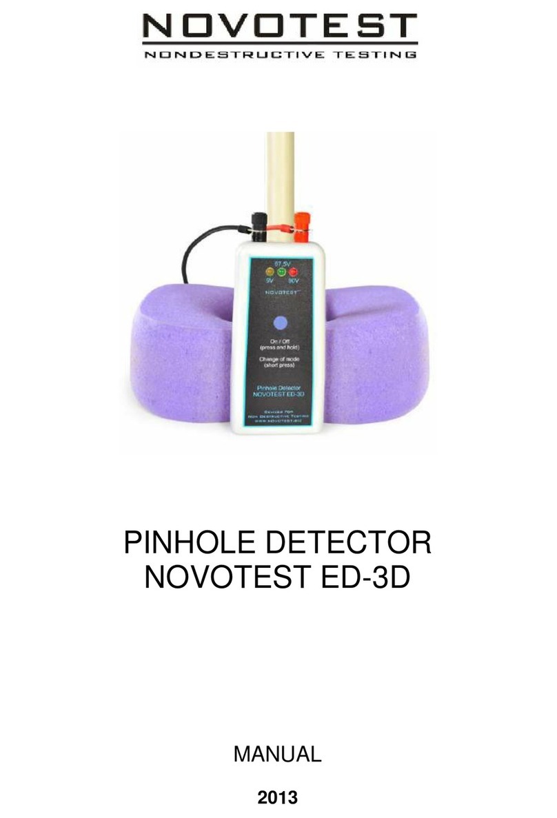 NOVOTEST ED-3D manual
