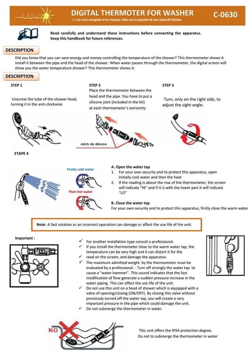 Fadisol C-0630 quick start guide