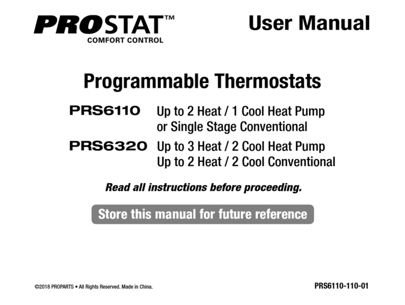 Prostat PRS6110 User manual