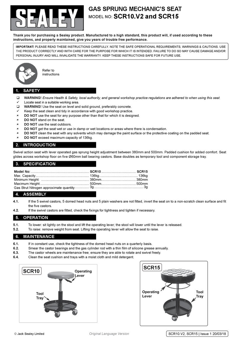 Sealey SCR10.V2 User manual Sealey SCR10.V2 User manual