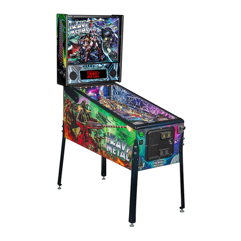 Stern Pinball Heavy Metal User manual Stern Pinball Heavy Metal User manual