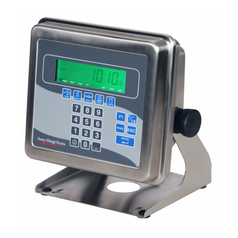 Avery Weigh-Tronix E1010 User manual Avery Weigh-Tronix E1010 User manual