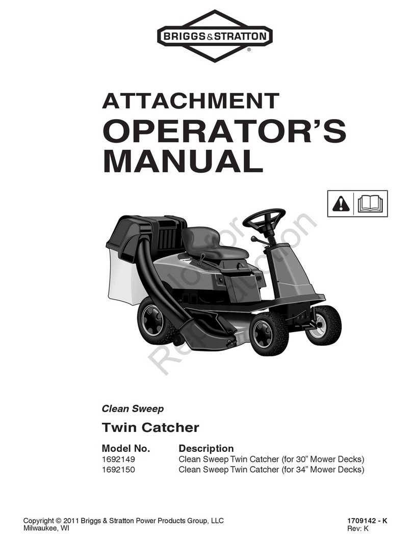 Briggs & Stratton 1692149 Operator's manual