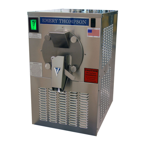 Emery Thompson CB-350 Installation, Operation, Cleaning and Maintenance Manual