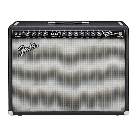 Fender '65 Twin Reverb PR 186 User manual