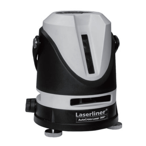LaserLiner AutoCross-Laser 360 PowerBright User manual