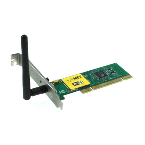 Pentagram horNET Wi-Fi PCI 11g User manual