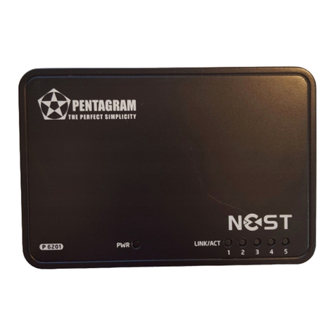 Pentagram NEsT 5P Quick installation manual