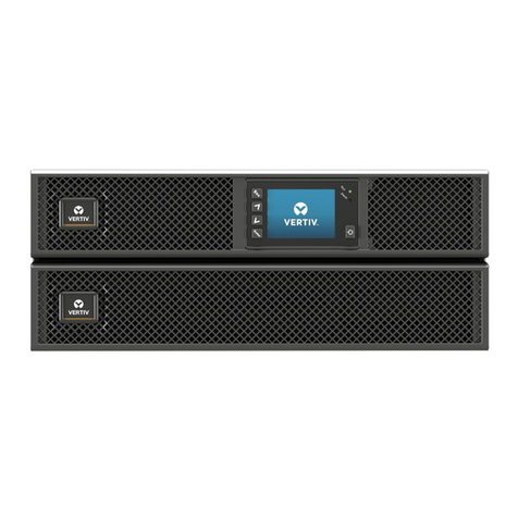Liebert Vertiv GXT5 Installer/user guide