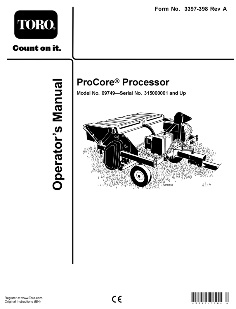 Toro ProCore User manual